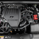 Turbocharged four-cylinder engine in a Lexus SUV.